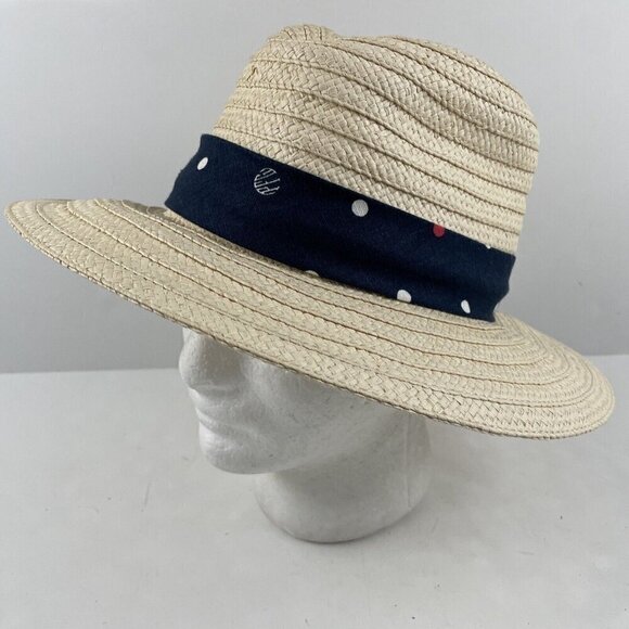 Columbia Paper Fedora Hat Women’s OS Decorative Band Wide Brim Sun Hat Hike - Picture 2 of 10